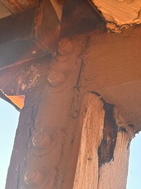 Riddled with termites it’s falling apart