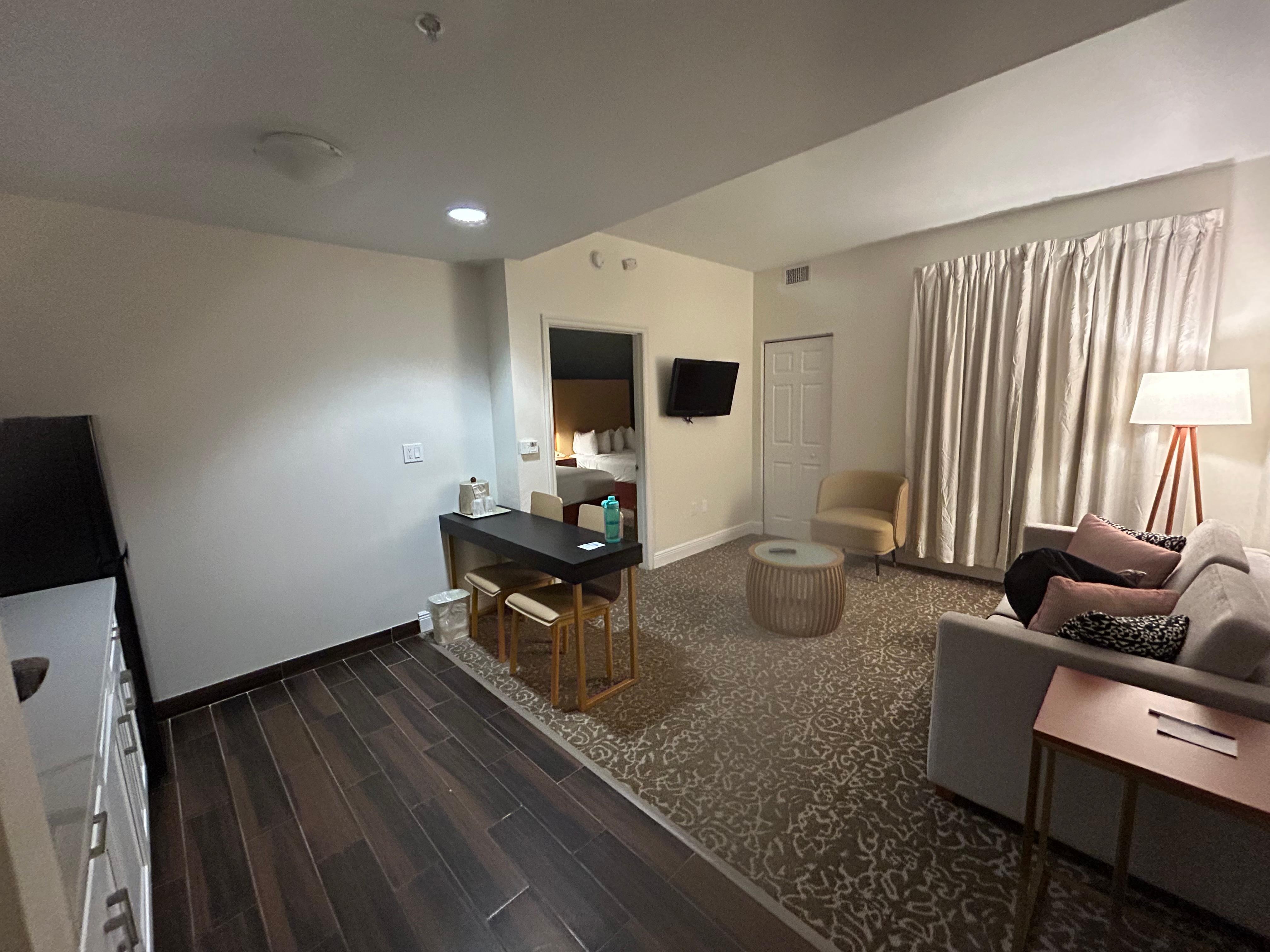 Suite style room