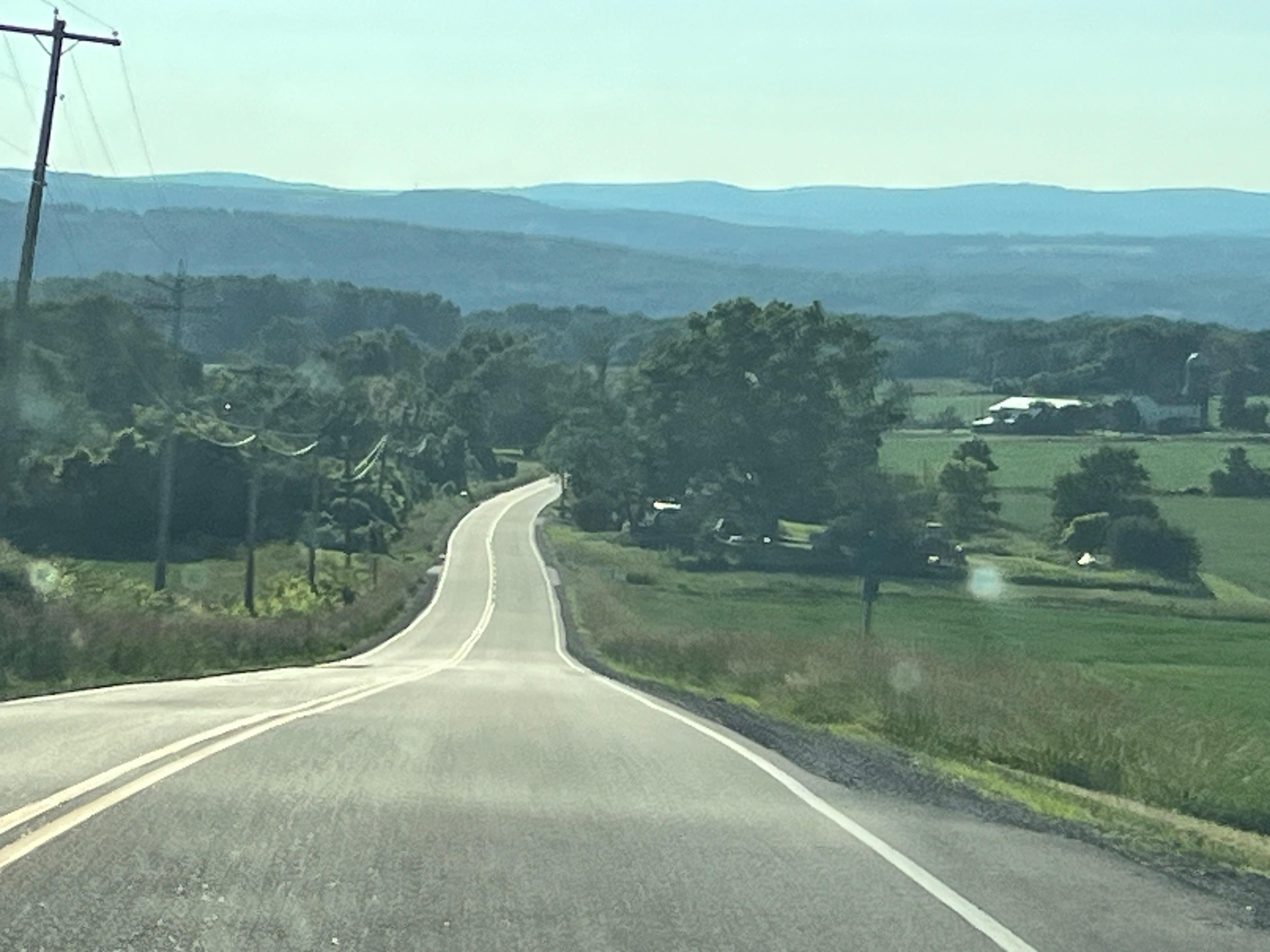 Road to Montour Falls 