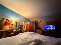 Other half of family suite. The art is incredible.