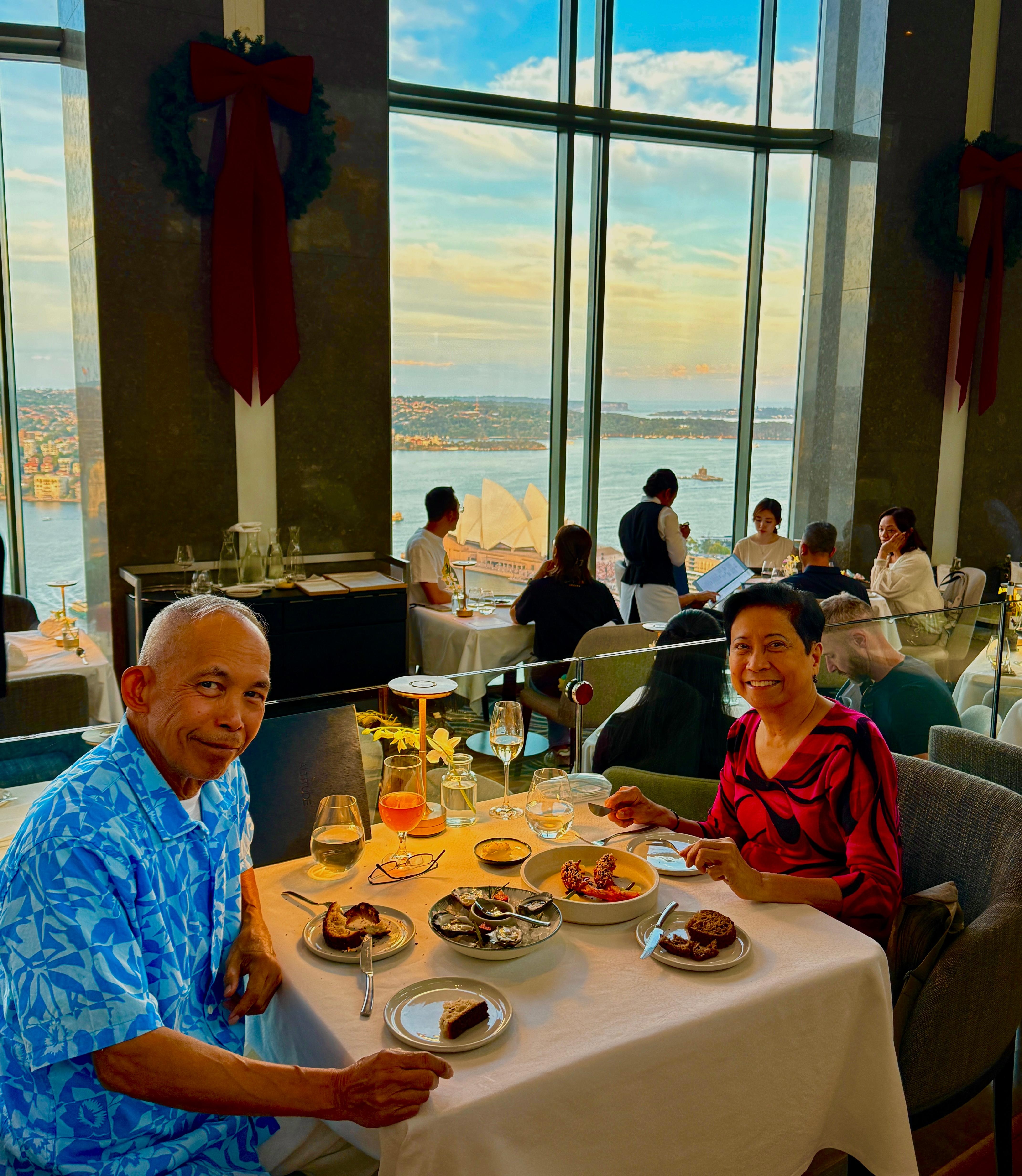 Taken at Altitude Restaurant during dinner.