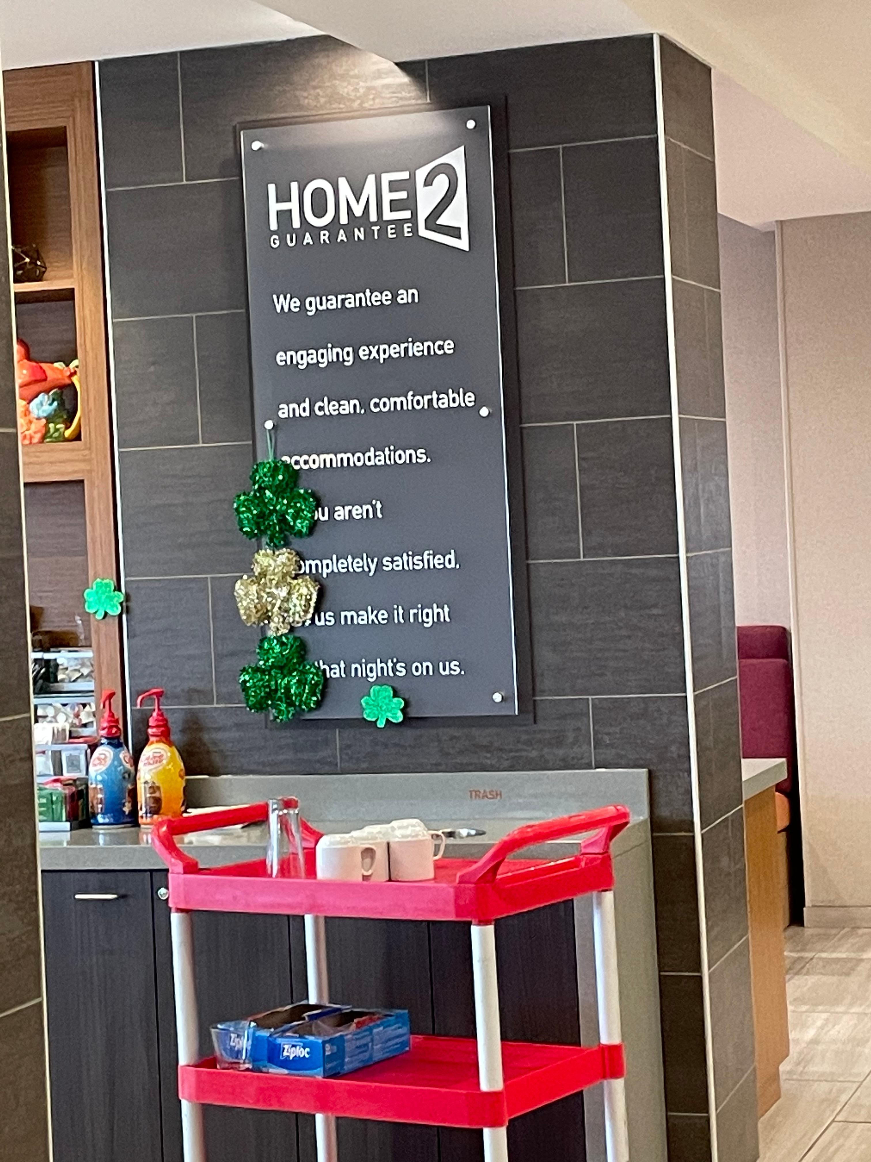 The Hotels Policy on the wall that is just “art”, not an honorable policy. 