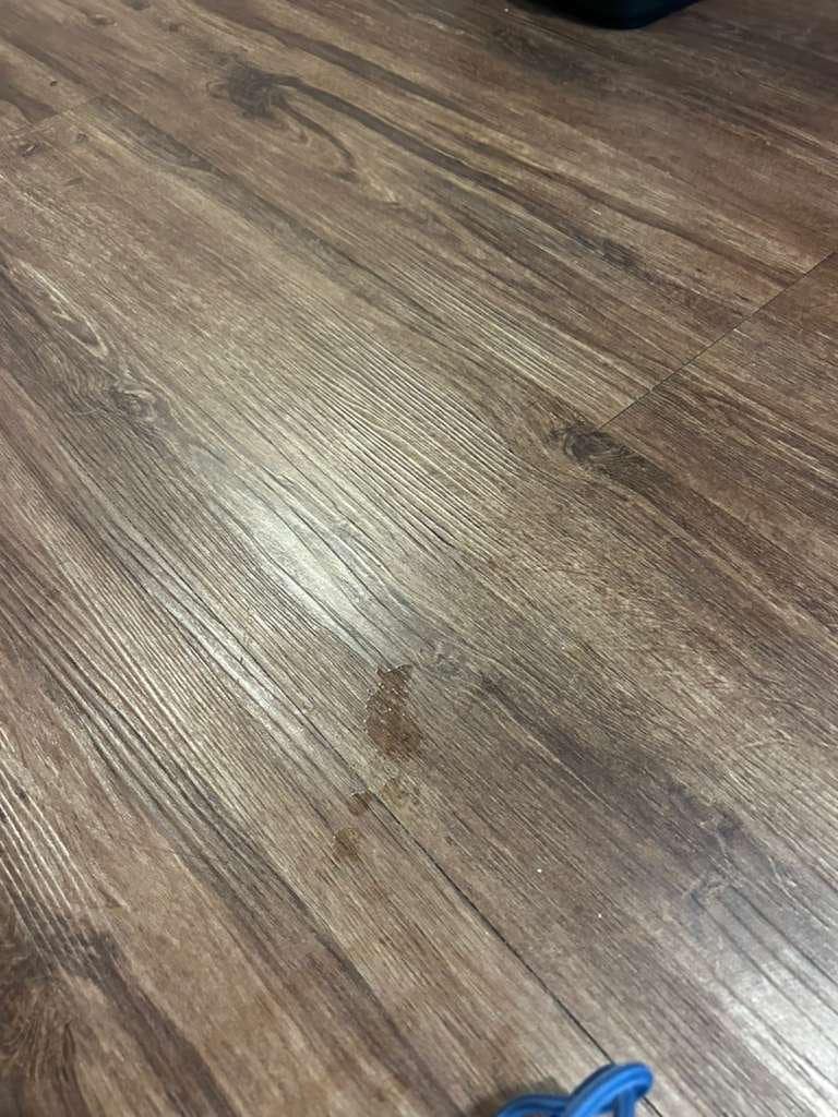 the floor wasn´t moped