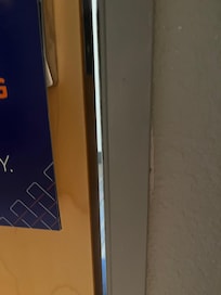 inside view - door completely closed