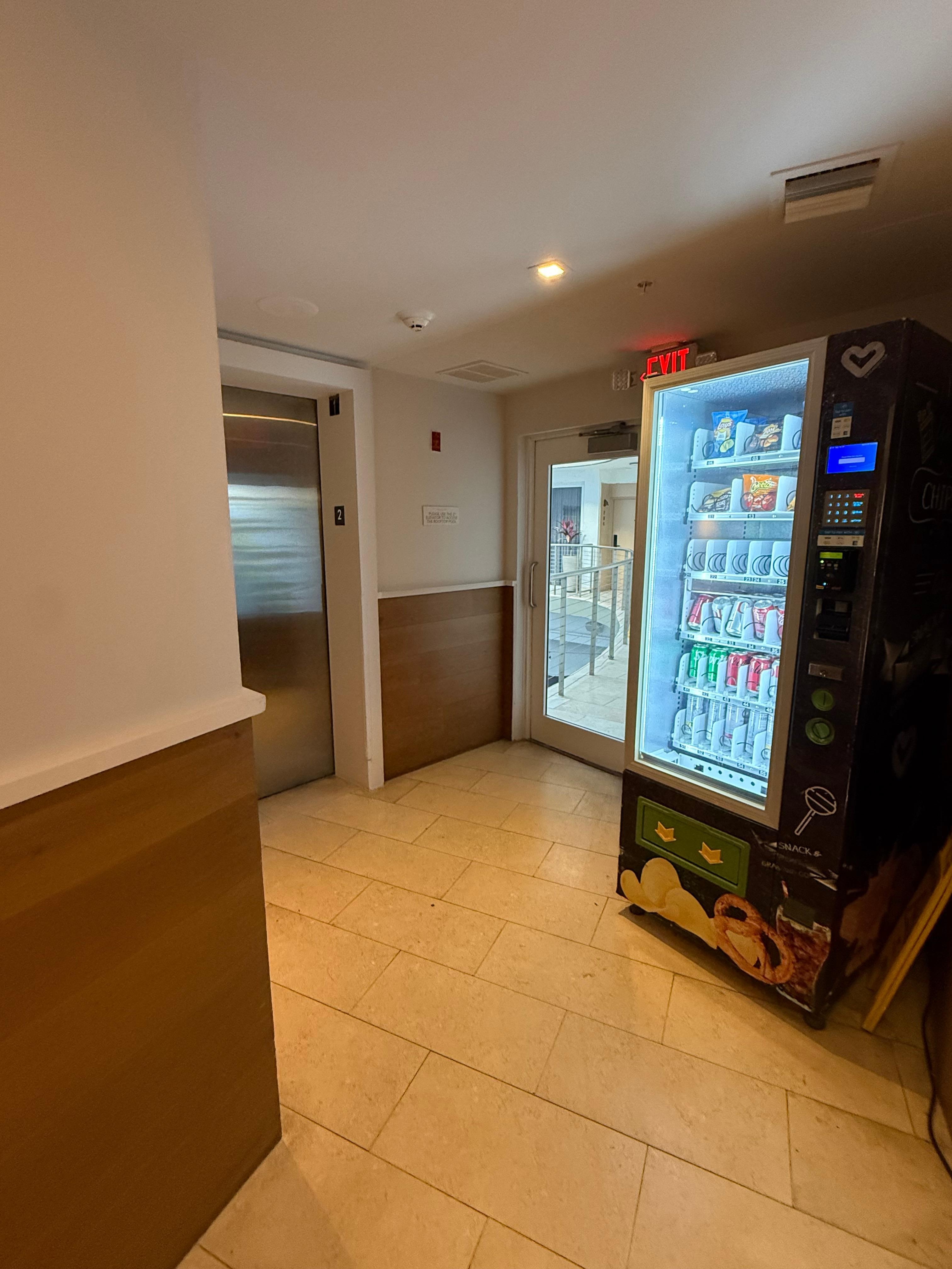 Main hallway on my floor in front of elevator. 
