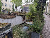 Patio and roof area