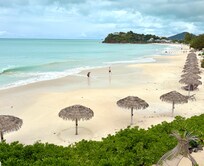 The resort area at Ffryes Beach.