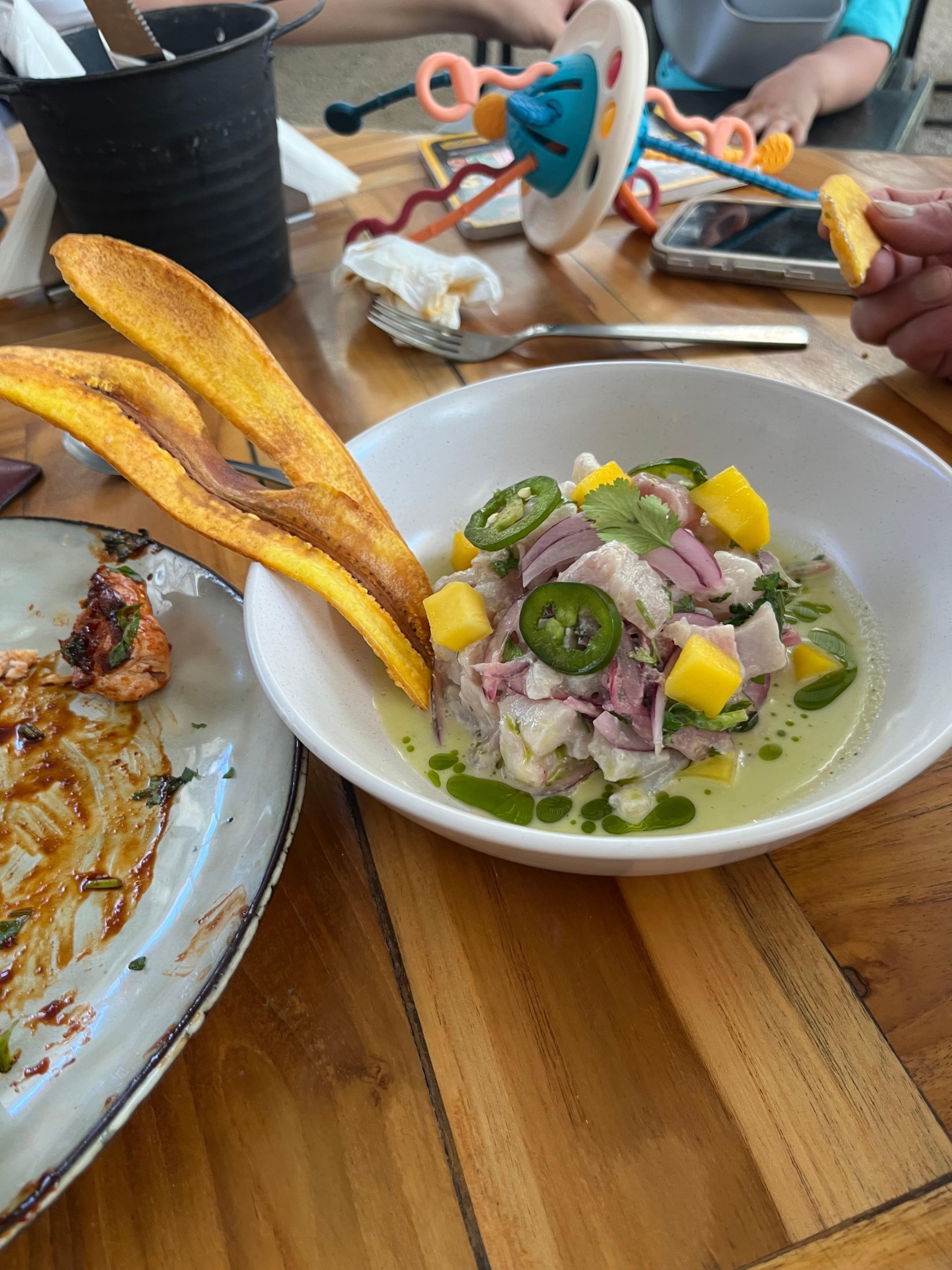 Excellent local Ceviche