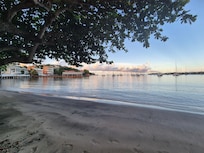 Sunset and sunrise was amazing and the best part the beach is private