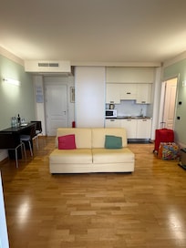 Lounge and kitchenette