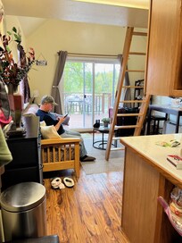 Living Room. I do wish there was a TV and wifi.