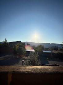 Sunrise from the patio