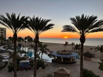 Morning view from our balcony.