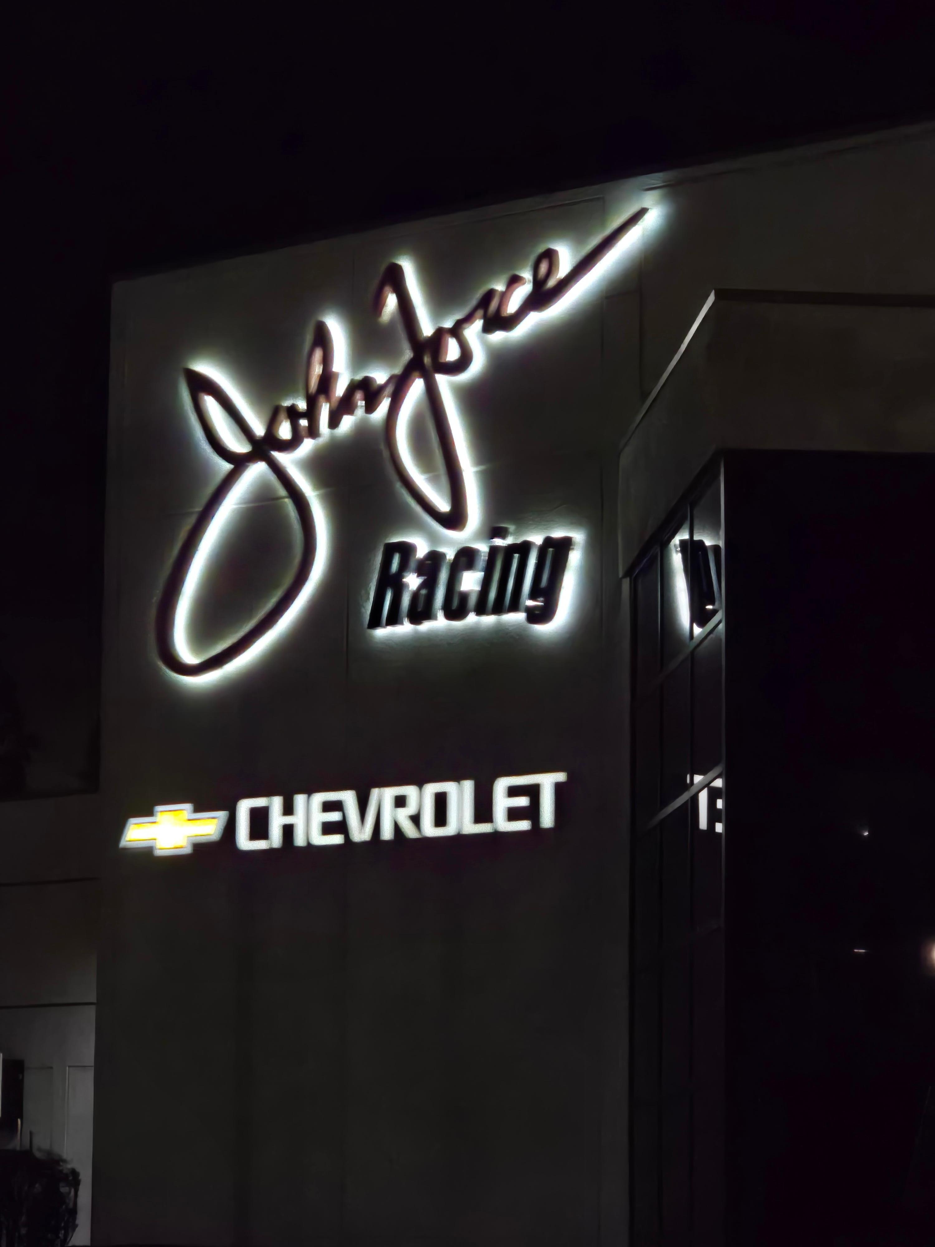 Close to John Force Racing Center.