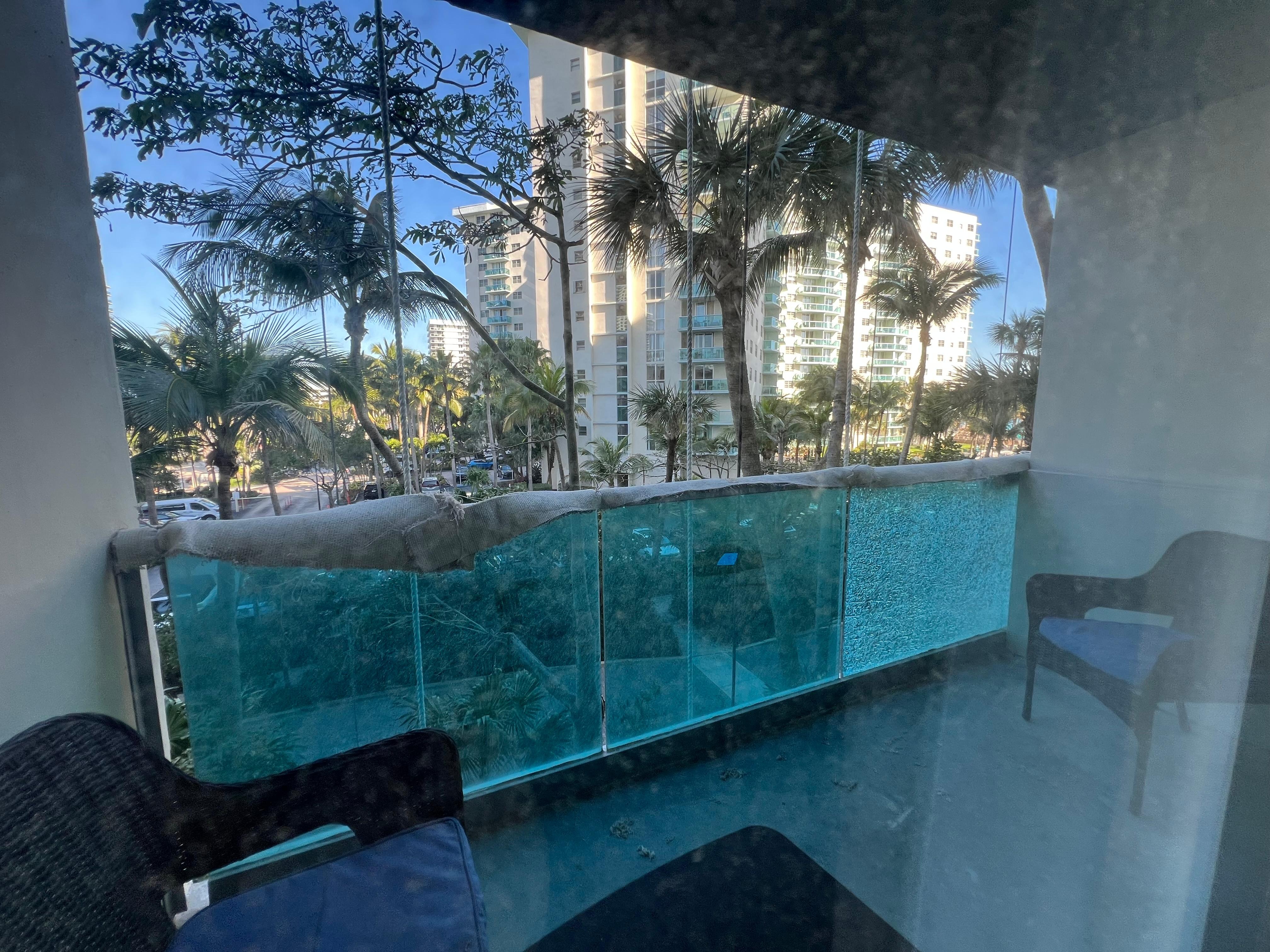 Balcony under construction not disclosed to us