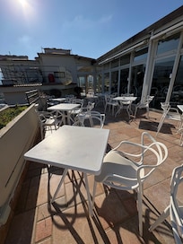 Terrace on the restaurant on the 6th floor