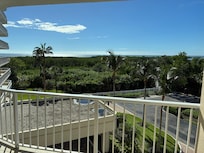 This is the view from the balcony.