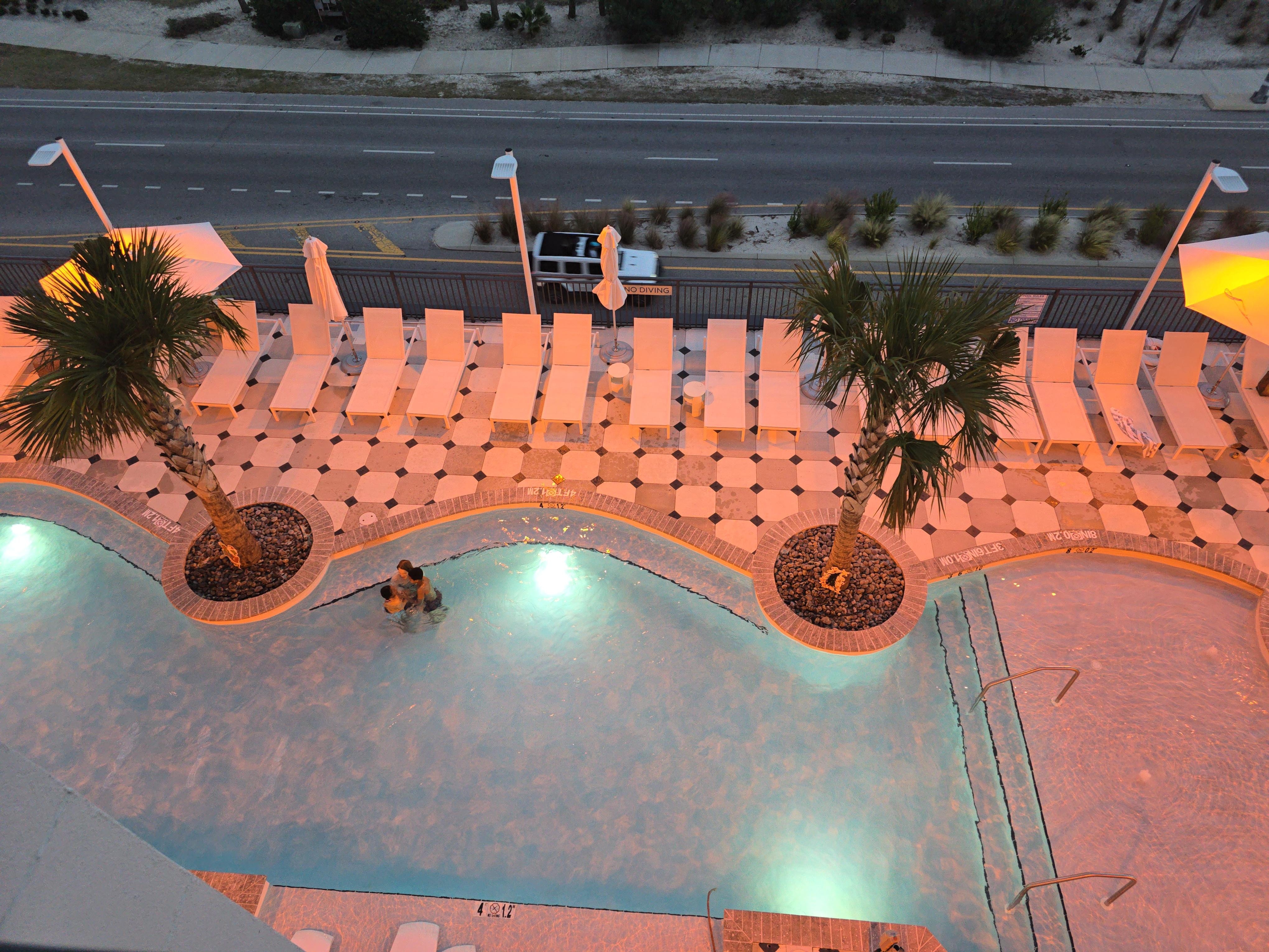 View from upstairs room