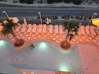 View from upstairs room