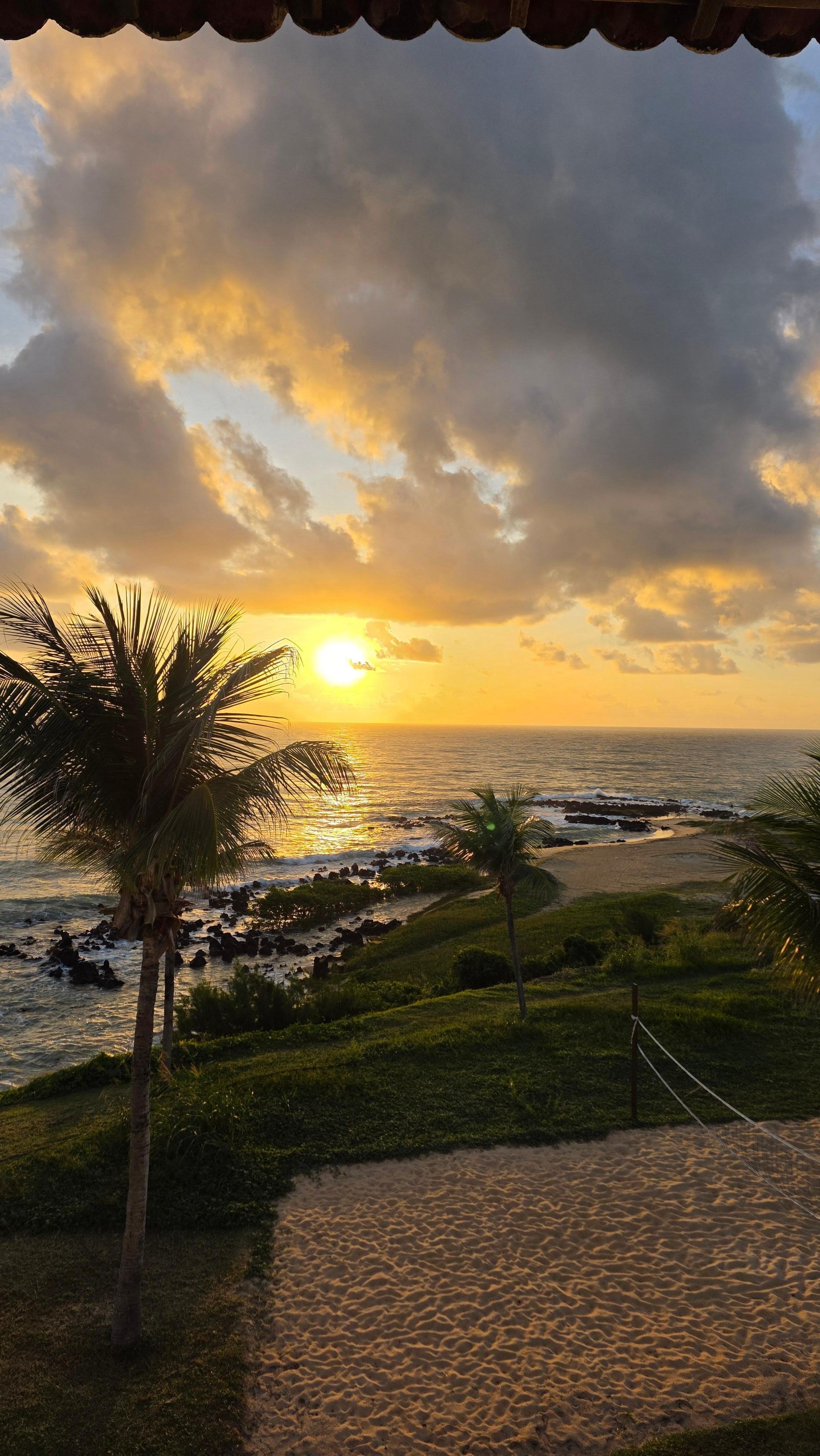 Corredor de acesso aos quartos 