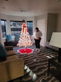 This is the lovely den at the hotel. I will definitely stay here when I return.