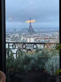 View from our breakfast table