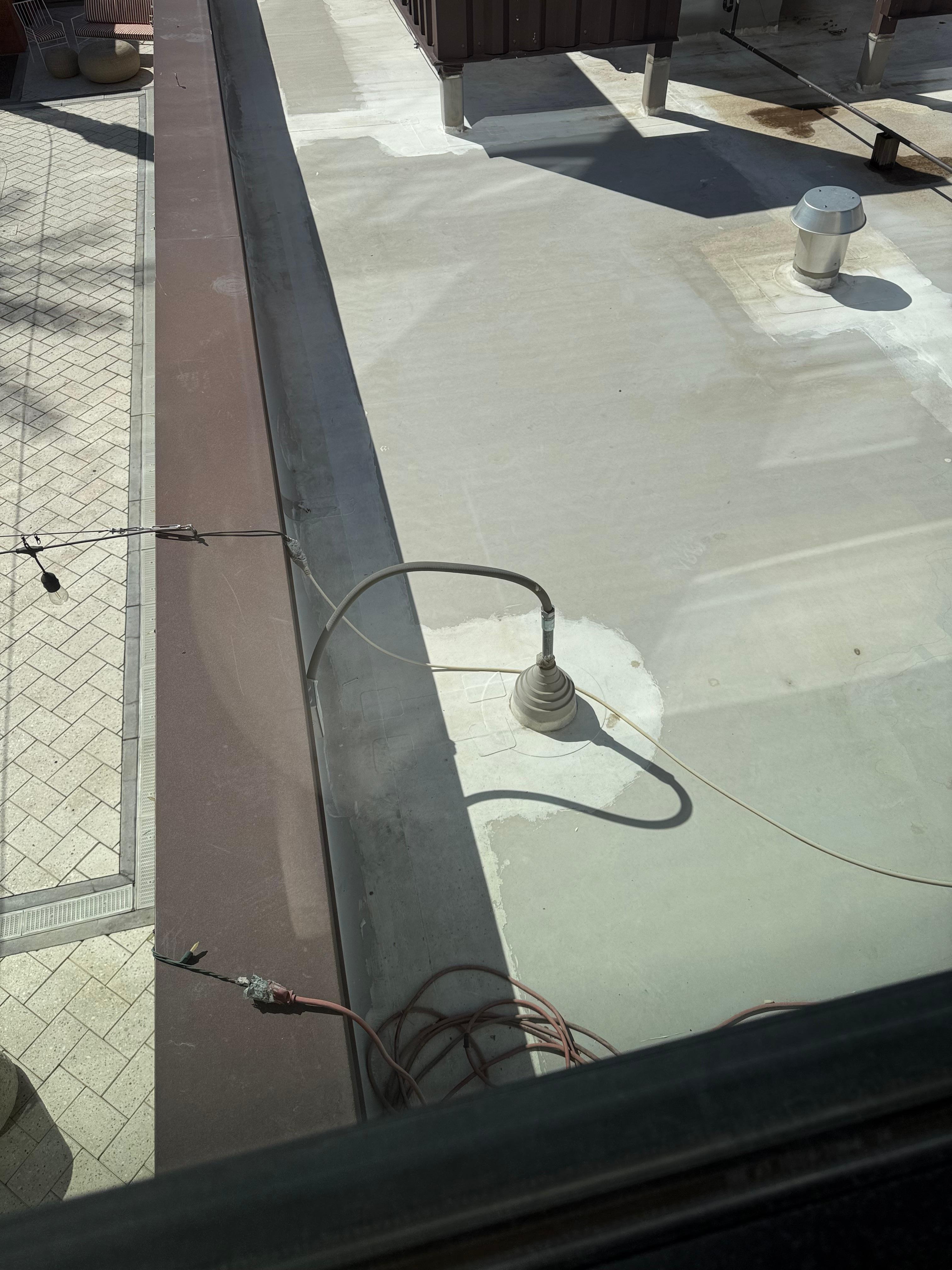 No water on the other side of the wall