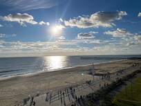 Sunrise from our balcony. Stunning.