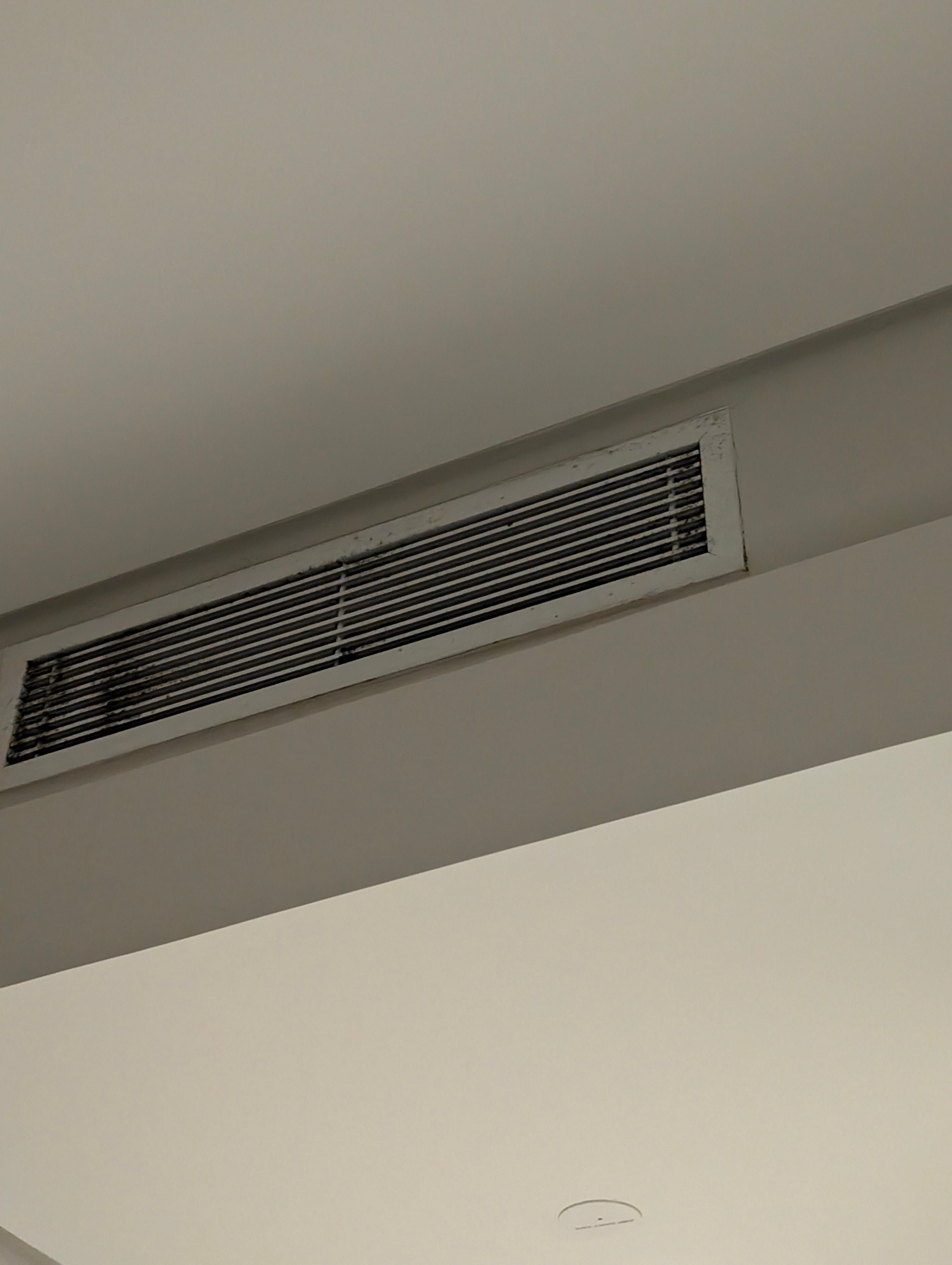 Vents in second room smells musty 