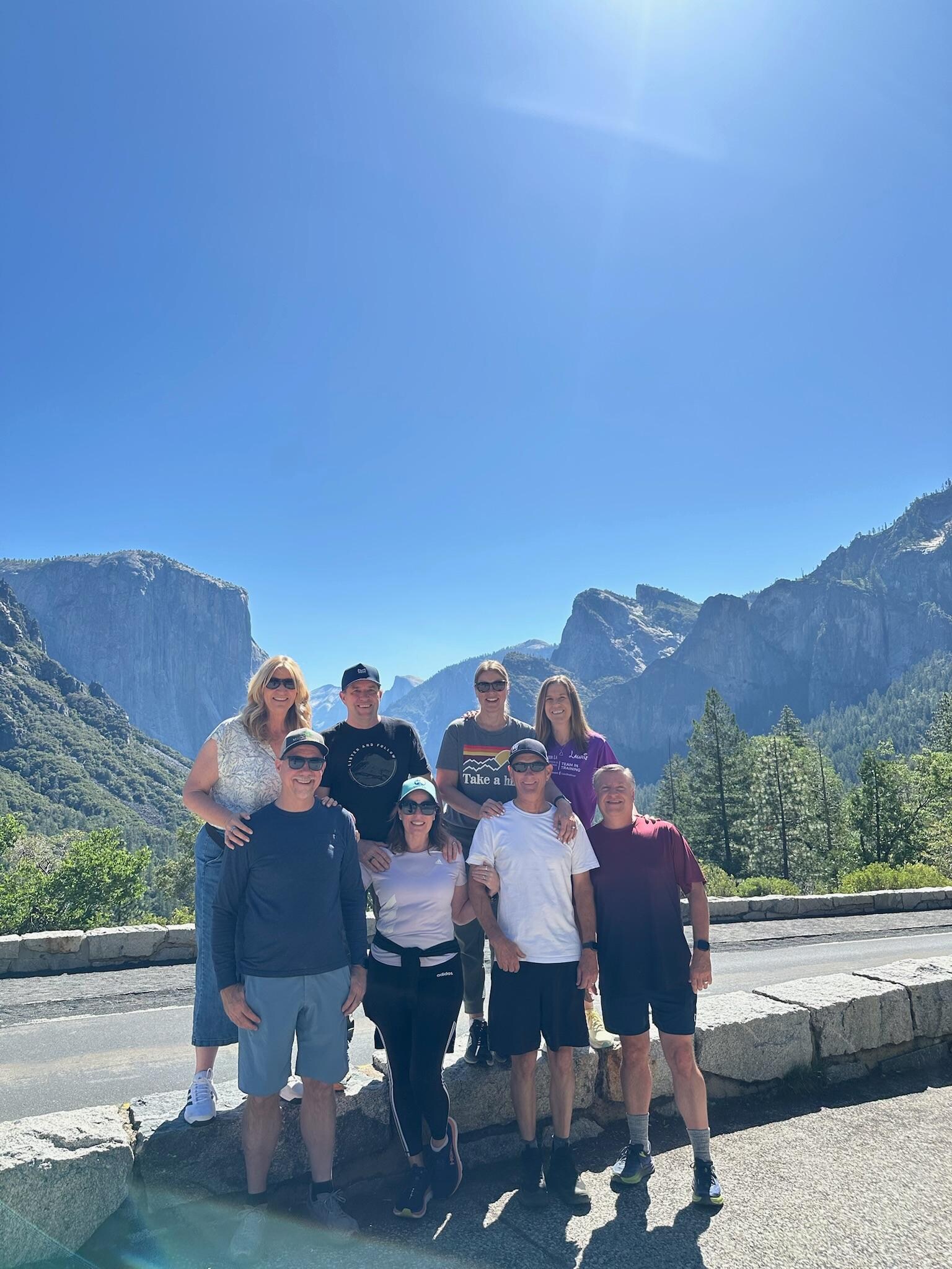 The gang at Tunnel View!