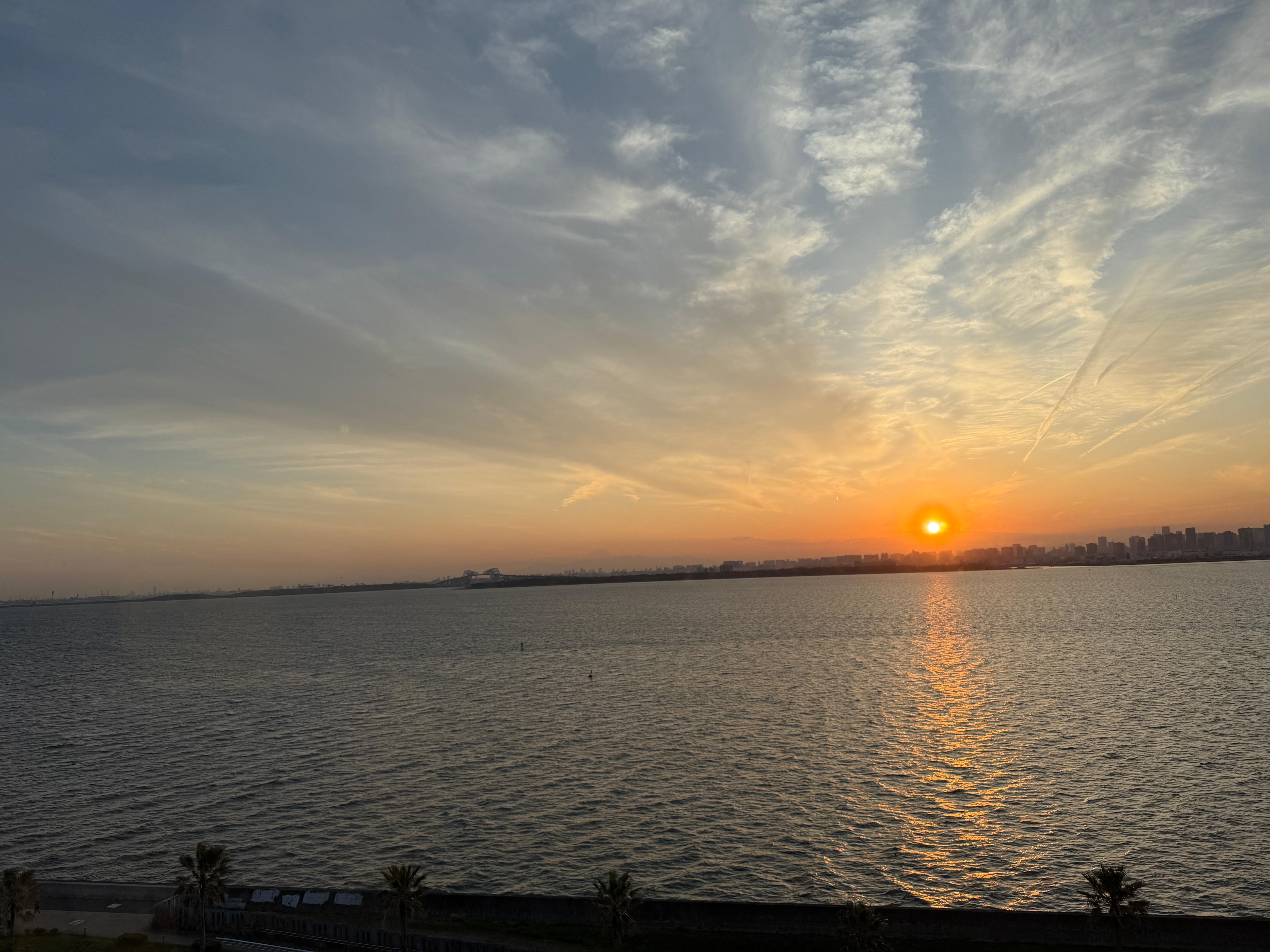 Beautiful sunset photo from my room 