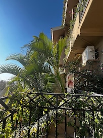 outside the balcony