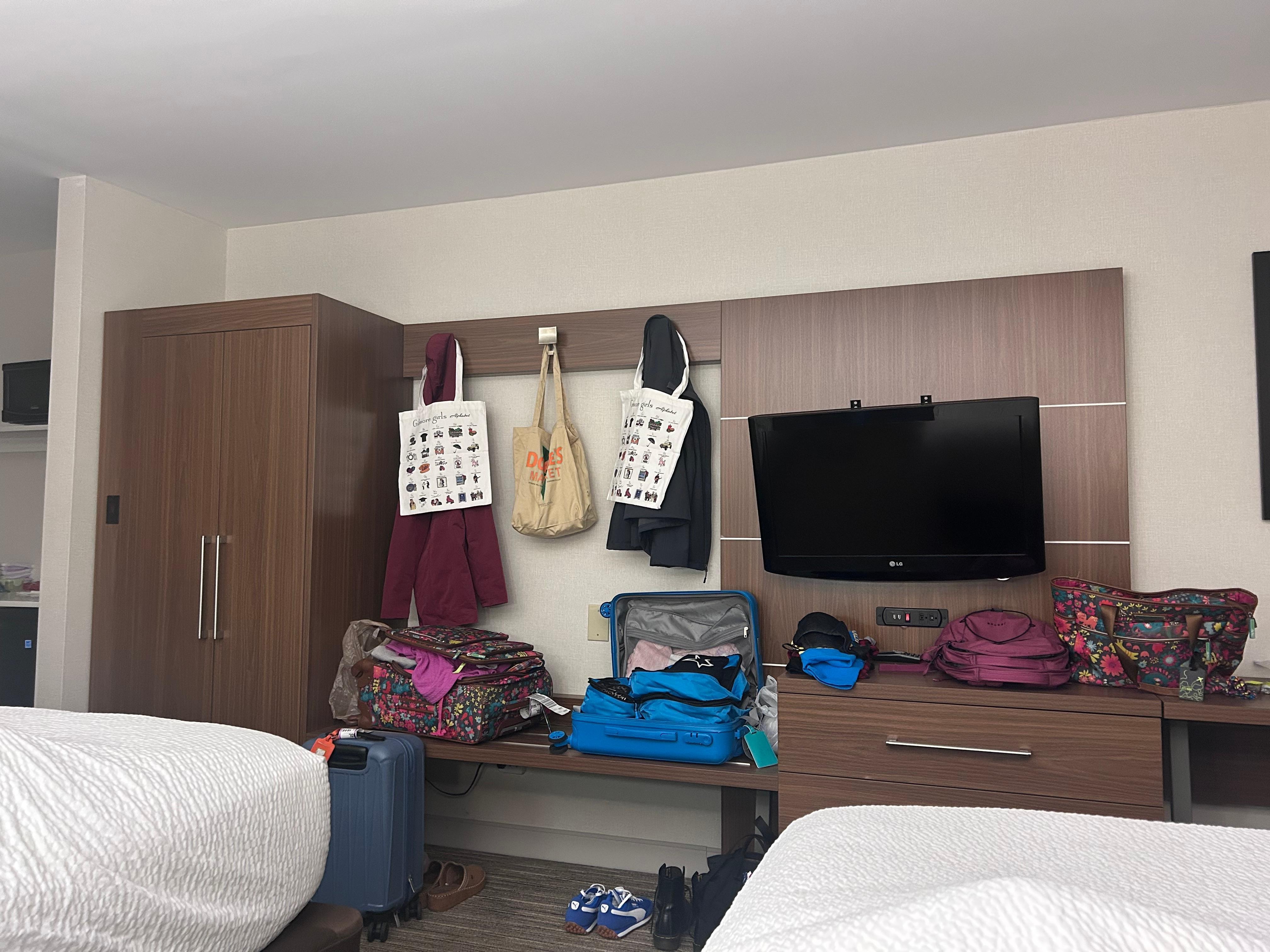 Room set-up was very convenient.