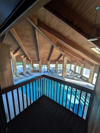 View from room balcony.