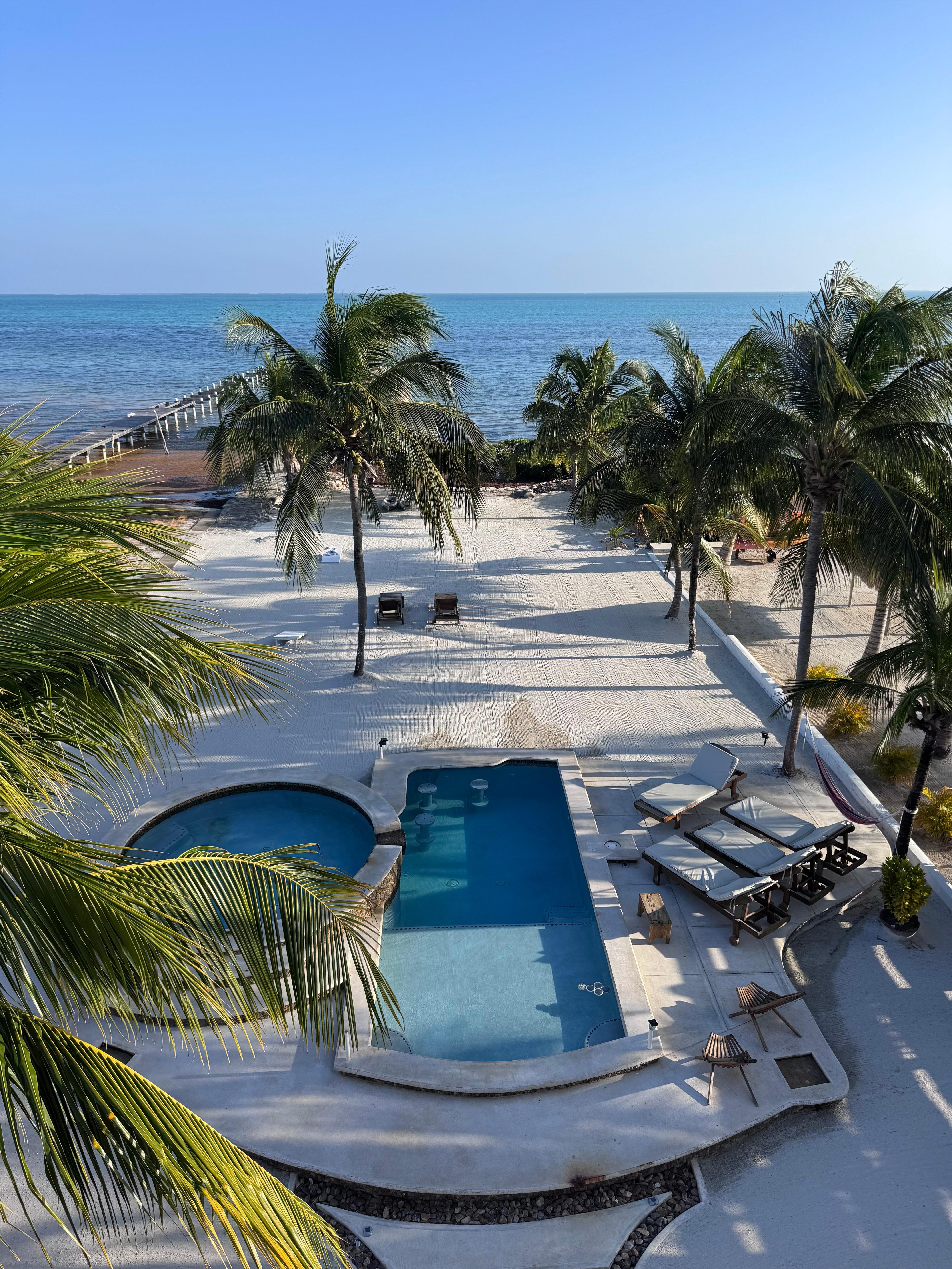 View from upper balcony