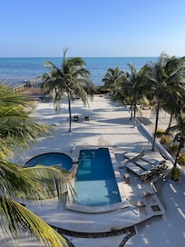 View from upper balcony