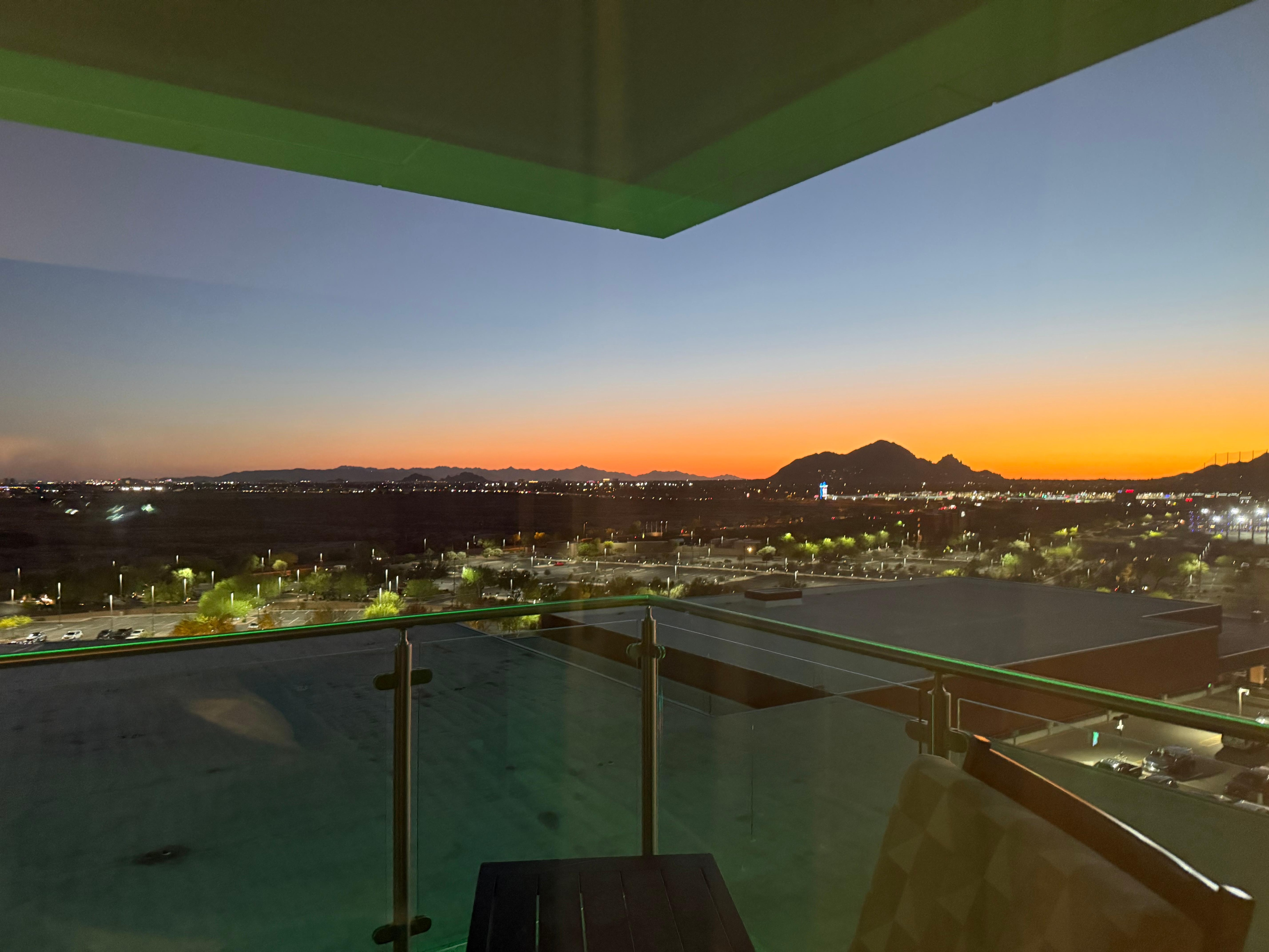 Stunning mountain view from executive room