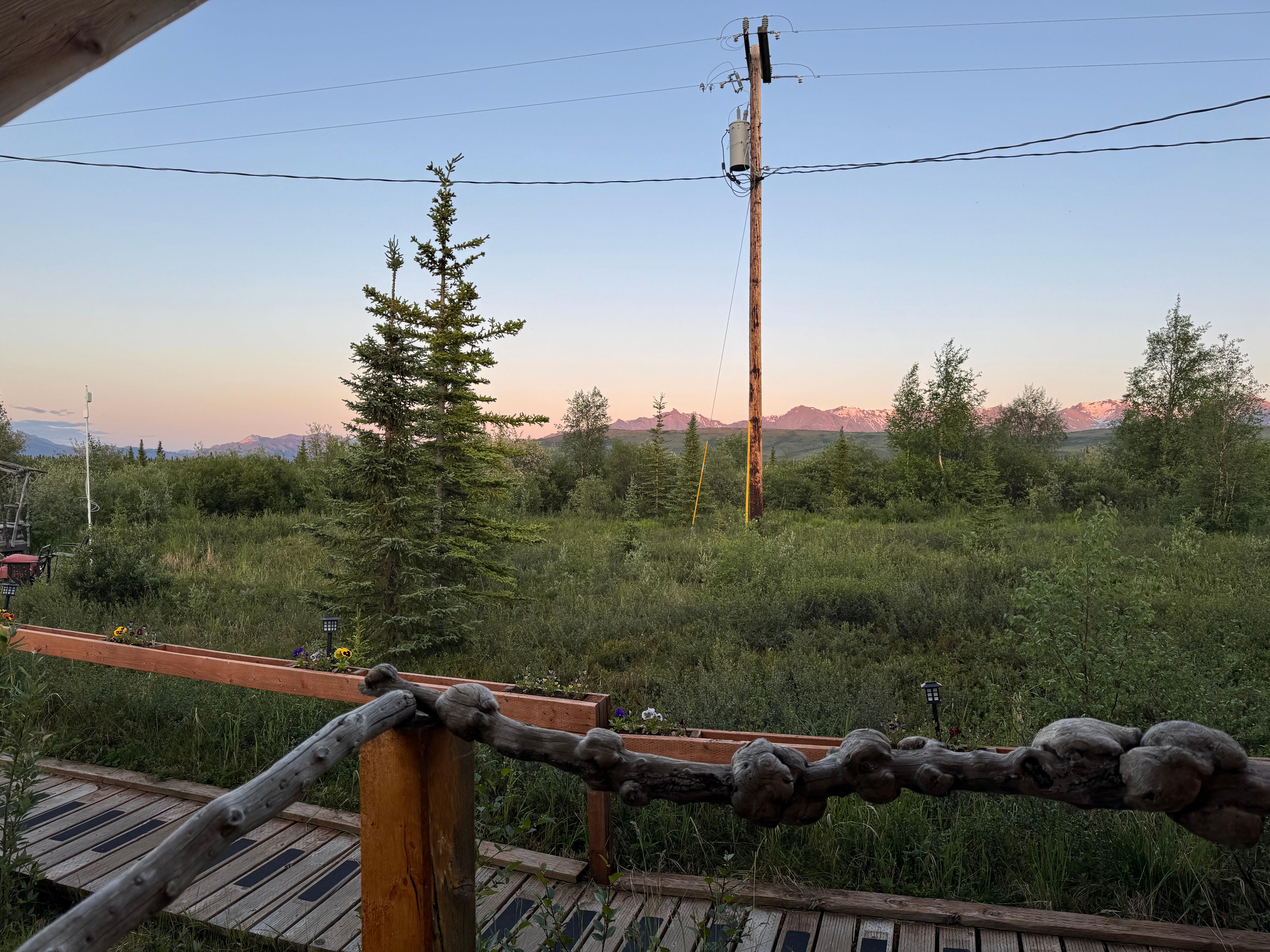 View from our porch. 