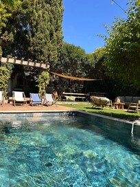 Garden and pool