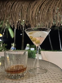 Nightcap in the bar.