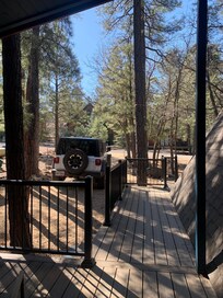 View from the kitchen door