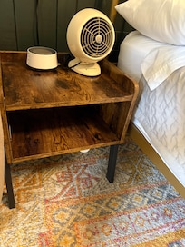 Top shelf broken on both sides.