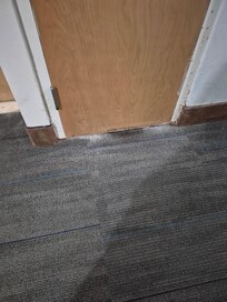 Hallway water damage/mold
