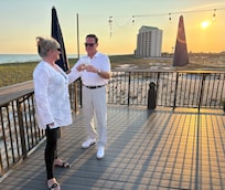 Renewed our 30th Anniversary Wedding Vows ❤️🥂