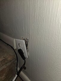 Outlet at Gas Fireplace