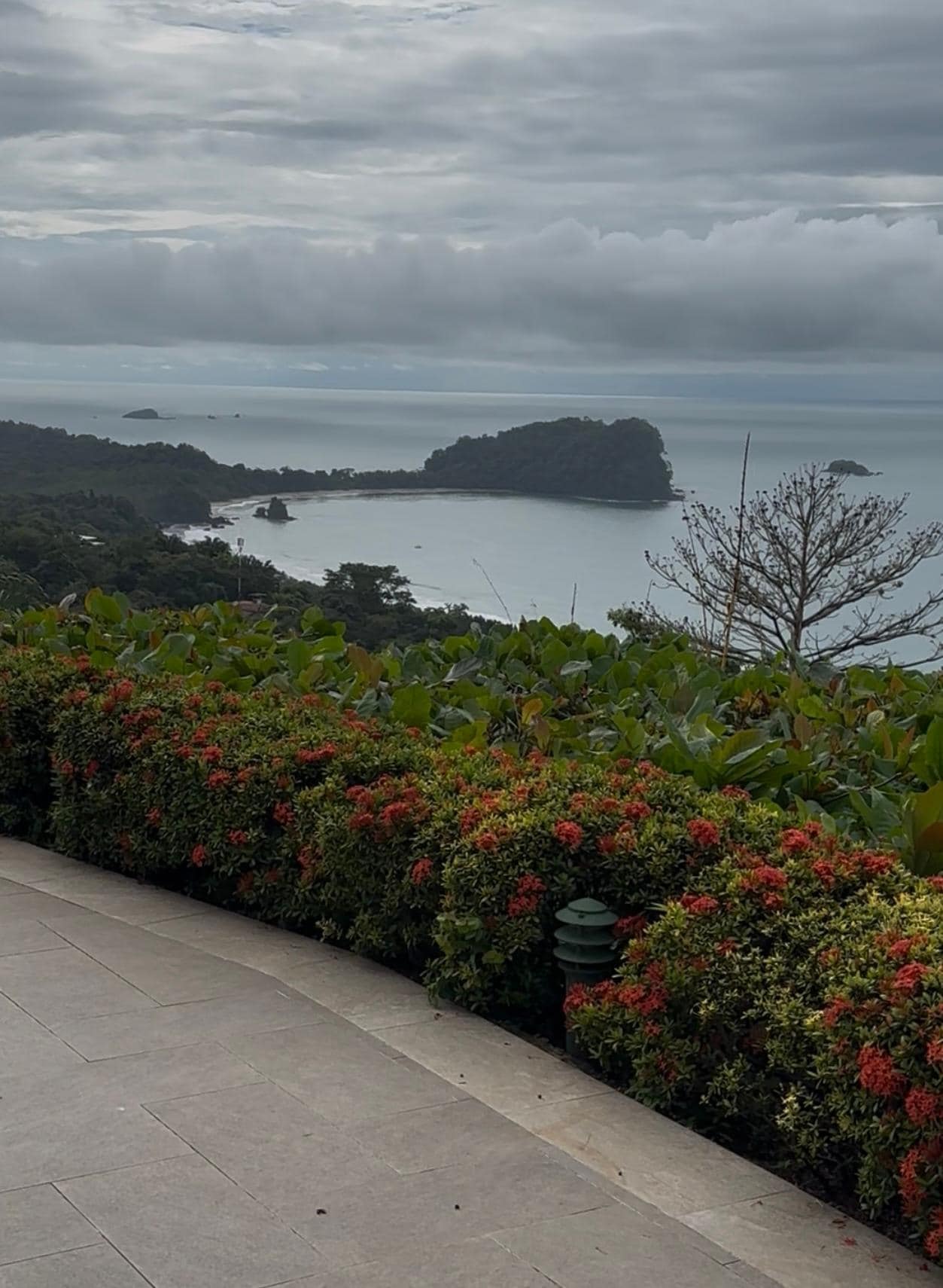 View from a restaurant’s terrace 