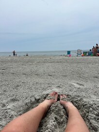 Beach right outside condo.