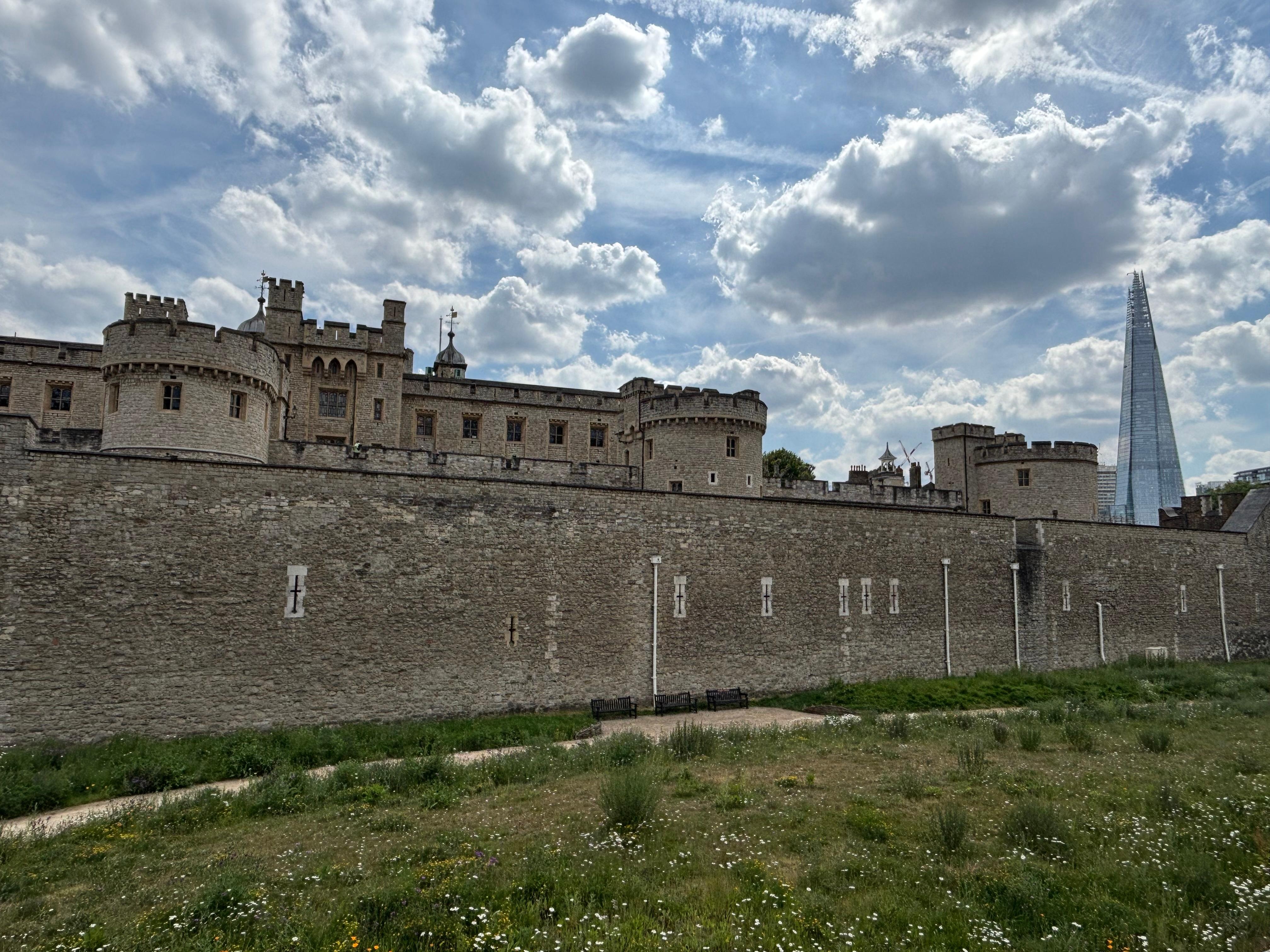 The Tower of London is a short walk from the flat.