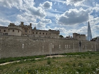 The Tower of London is a short walk from the flat.