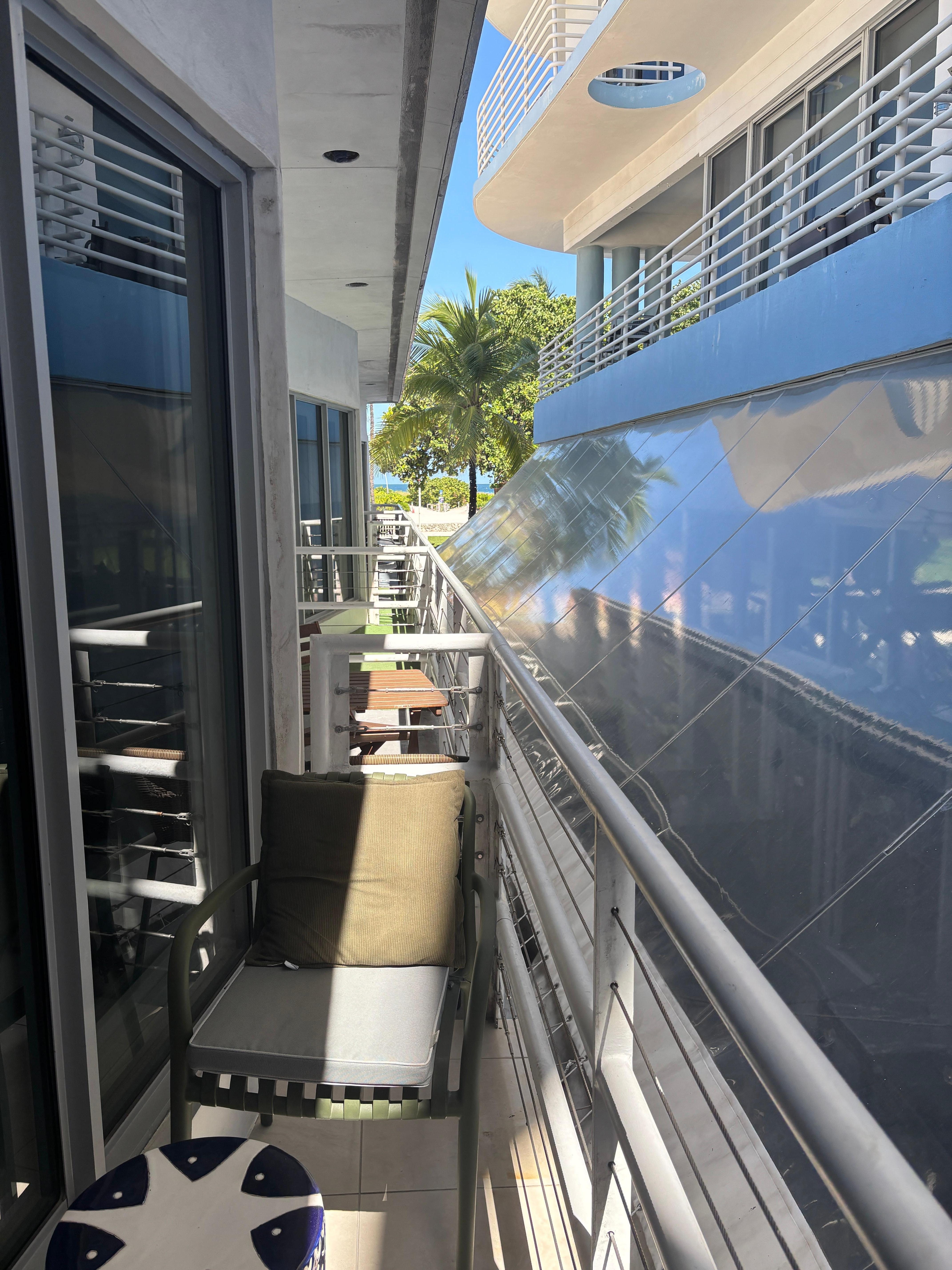 View from the balcony 